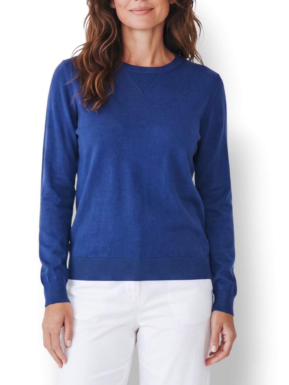 4/$20 Banana Republic Blue 100% Merino Wool Crewneck Sweater Large